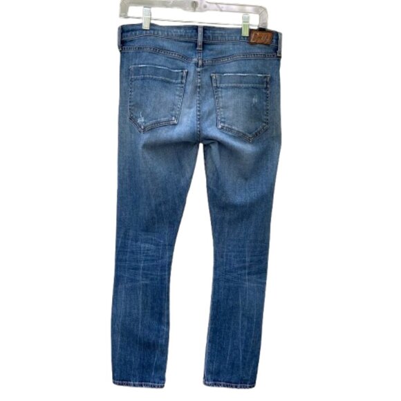 Citizens of Humanity Jeans Mid-Rise Straight Slim some Distress, Fade, sz 29 - Picture 6 of 16